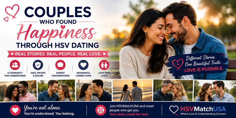 Couples Who Found Happiness Through HSV Dating